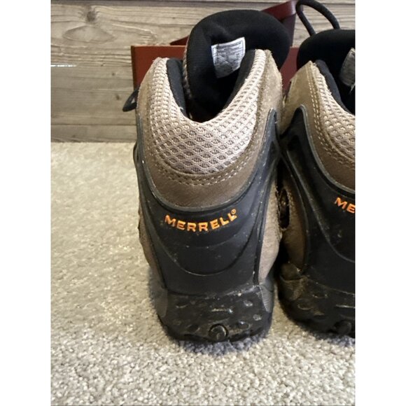 MERRELL Chameleon Mid Kids Size 6.5 Kangaroo/Boa Waterproof Hiking Boots J8033 - Picture 6 of 13